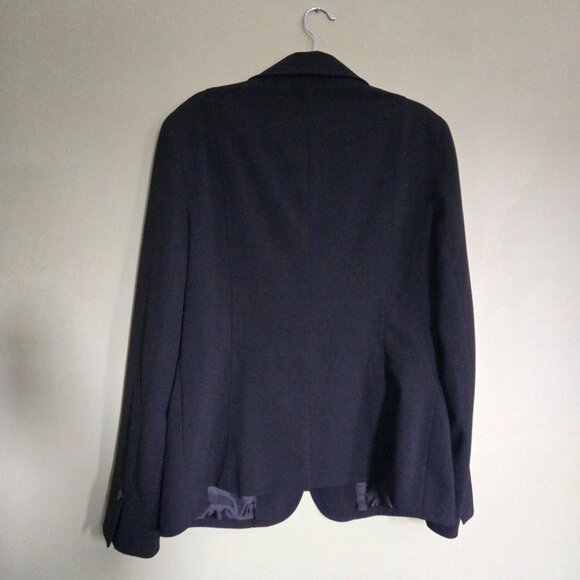 New York & Company Women's Classic Stretch Blazer in Black, Size 16 - Picture 2 of 8